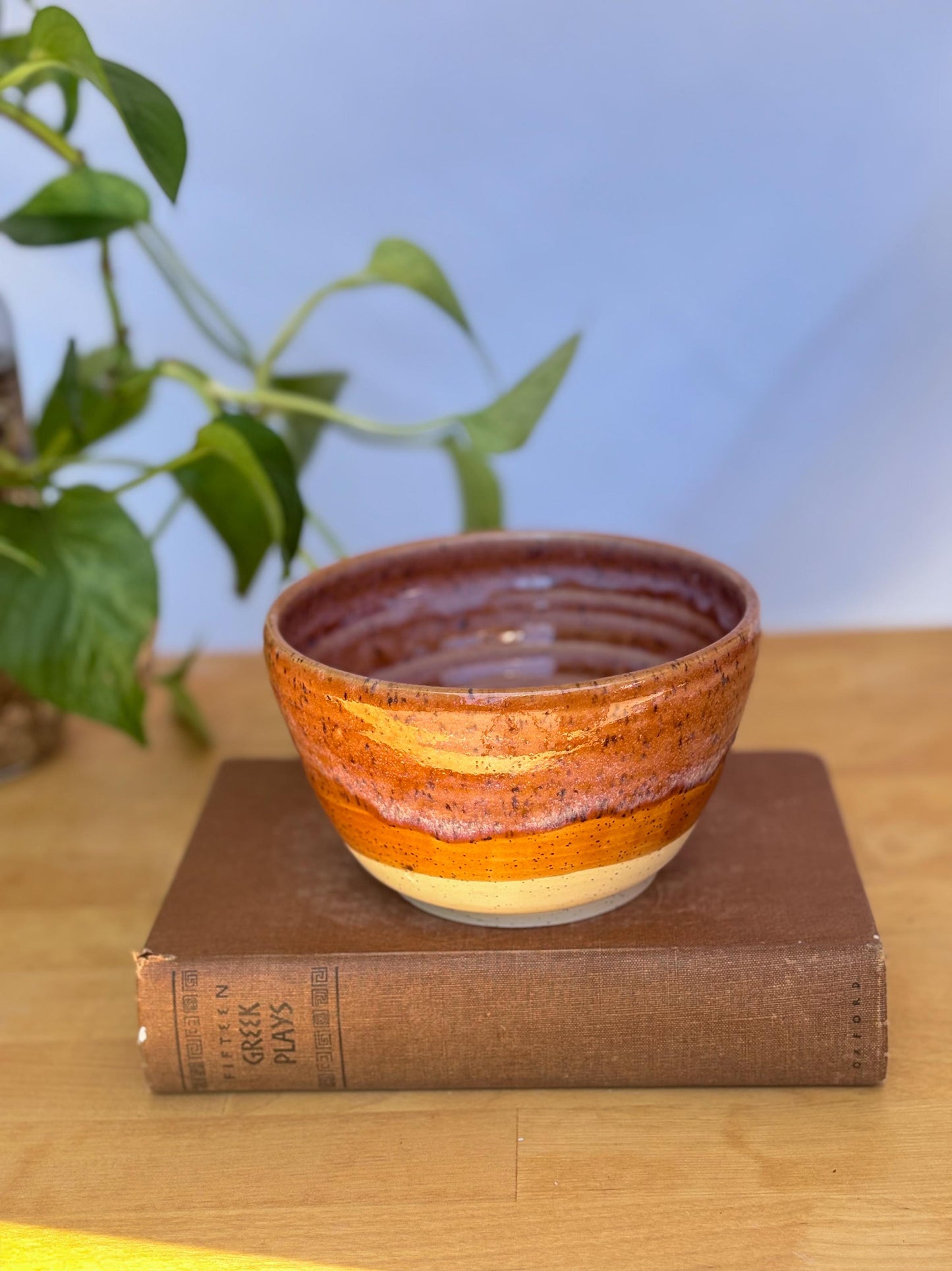 Cinnamon Speckled Ceramic Soup Bowl | Cozy & Versatile Handmade Dinnerware