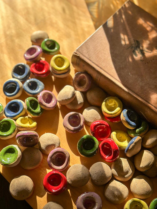Handmade Ceramic Worry Stones