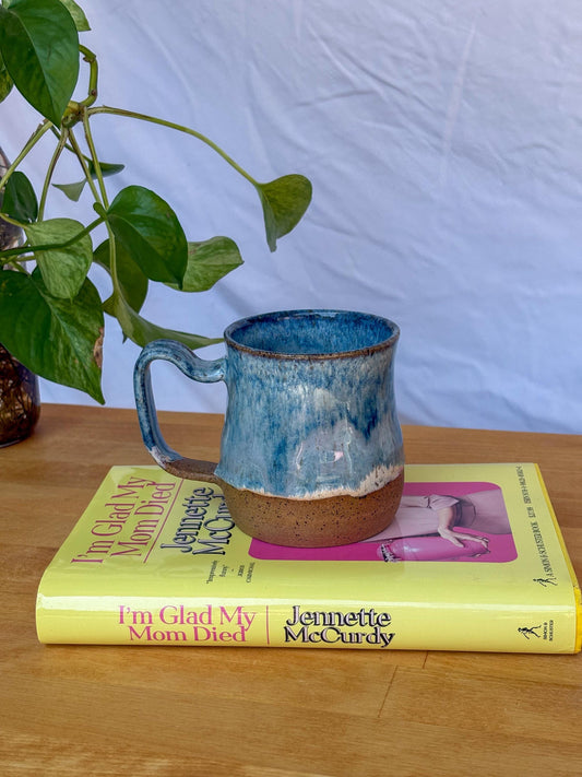 Ocean Waves Mug - Handmade Ceramic Coffee Mug