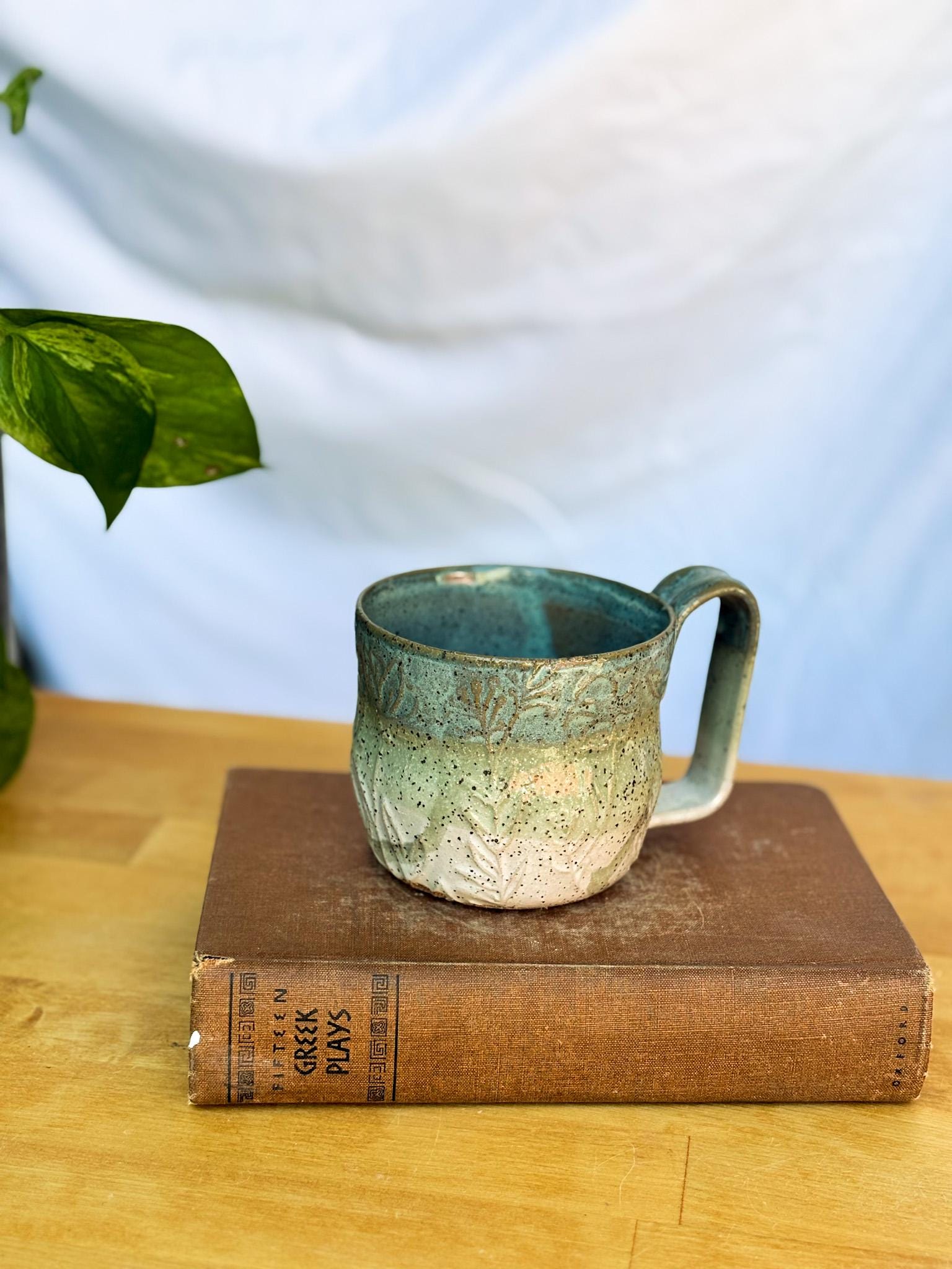 Water-Etched Ceramic Mug