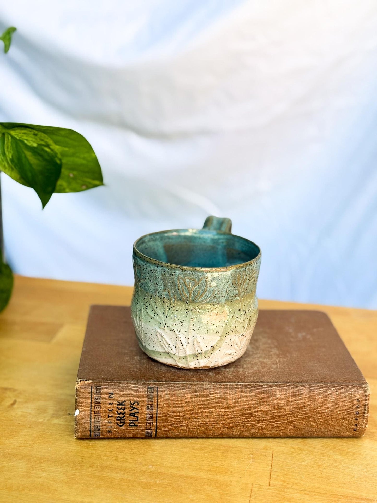 Water-Etched Ceramic Mug