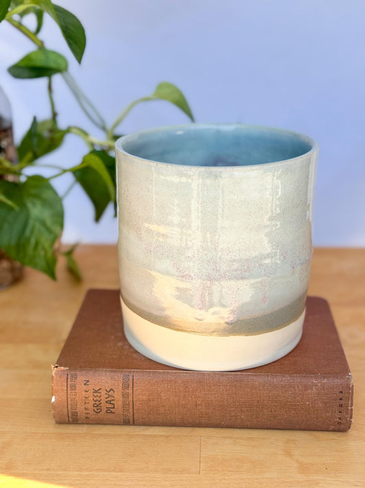 Tall Cylinder Vase | Coastal-Inspired Minimalist Decor