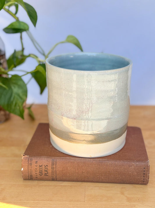 Tall Cylinder Vase | Coastal-Inspired Minimalist Decor