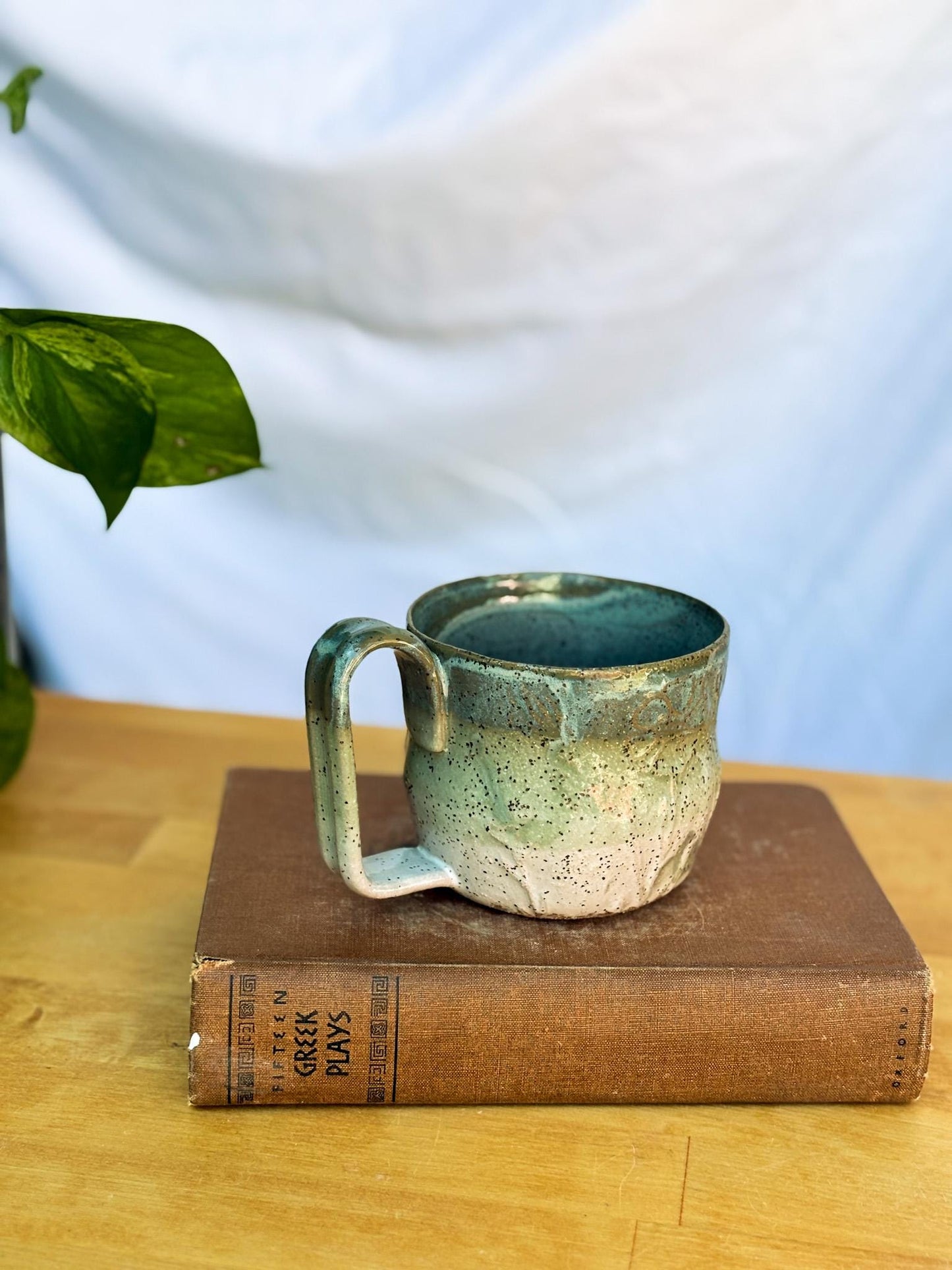 Water-Etched Ceramic Mug