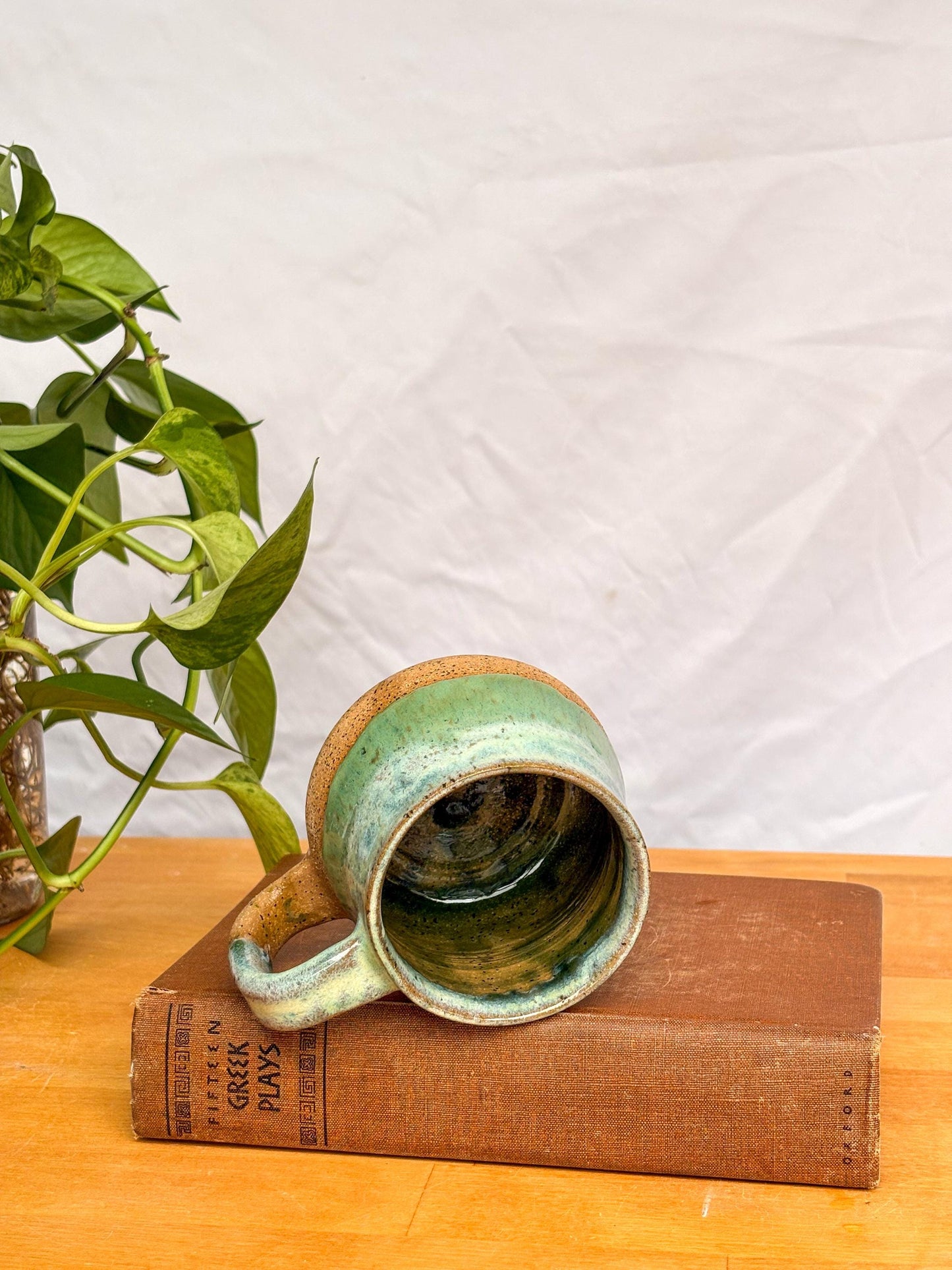 Sea Glass Bell Mug | Handmade Pottery