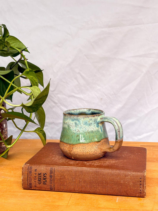 Sea Glass Bell Mug | Handmade Pottery